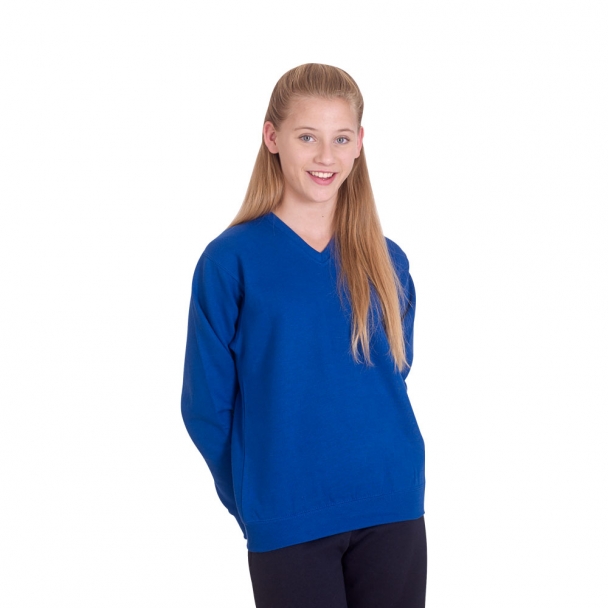 UC206 Childrens V-Neck Sweatshirt